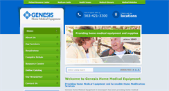 Desktop Screenshot of genesishme.com